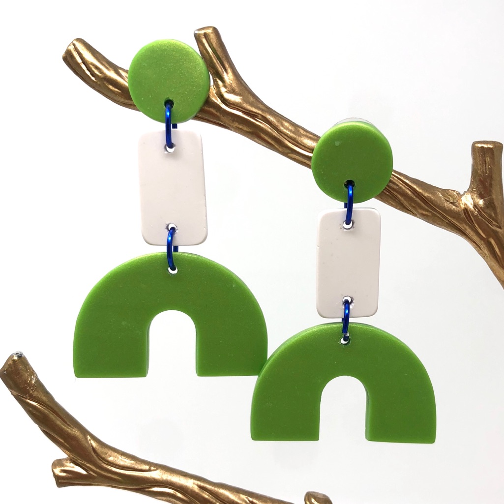 Handmade Artisan Clay Earrings